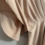 Beige Draped V Photo 9