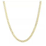 NEW Mayamar 24K Gold Plated 7.2mm Curb Link Necklace Tarnish Free Waterproof Photo 1