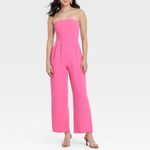 A New Day 🆕  Jumpsuit Plus XXL‎ Hot Pink Strapless Romper Pantsuit Dressy NEW Photo 1