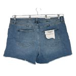 Good American Good Curve Raw Hem Denim Shorts size 24 Plus NWT Pockets Photo 4