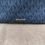 Michael Kors Jet Set Large Tote Bag Navy Blue MK Logo Shoulder Purse NWT Photo 4