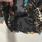 Cache Vintage Y2K Jewel Embellished Floral Burnout Velvet Blouse Top Size Medium Photo 8