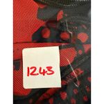 Edikted  Red Black Graphic Lace Up Mini Skirt  missing lace vintage Photo 8