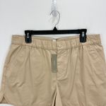 J.Crew  Pull On Short Lightweight Chino Stretch Cotton Beige Sandy Beach L NWT Photo 4
