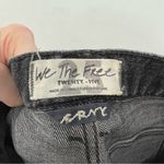 Free People  We The Free CRVY Berlin Wide Leg Jeans Black Wash Out Size 25 Photo 5