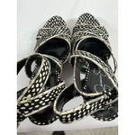 Jessica Simpson Womans  Blairee Strappy Platform Sandals 6 B Polka Dot Stiletto Photo 5