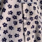TOCCA Floral Cotton Midi Pleated Dress Blue Size 8 Photo 6