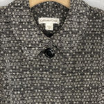 Coldwater Creek  Blazer Jacket Womens XL Black Tweed Academia Office Career Twee Photo 0