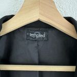 TEMPTED Vintage Y2K Jane Margolis Vibes Black Short Sleeve Grunge Blazer Blouse Size L Photo 6