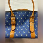 Dooney & Bourke Vintage 1990’s Domed Satchel Canvas Monogram Hand Bag Photo 1