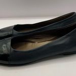 AGL Attilio Giusti Leombruni Flat Leather 38.5 US8.5 Ballet dark navy blue black Size 8.5 Photo 1