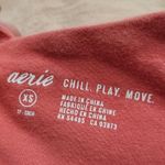 Aerie  Tie Dye Longline Crossback Sports Bra Coral White Athletic Workout Size XS Photo 3