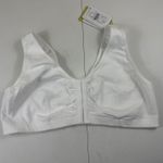 Amoena Frances White Front Closure Comfort Bra L C/D NWT Size undefined Photo 0