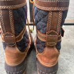 Kamik Brown and Blue Winter Rain Boots Waterproof Photo 8