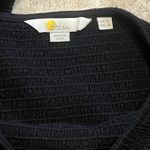 NEW Boden Puff Short Sleeve Square Neck black pullover semi fitted top blouse 8 Photo 6