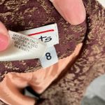 Talbots Womens Vest Size 8 Brown Gold Floral Tapestry Career Party Vintage Photo 11