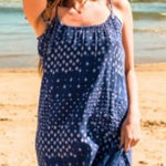  The Beach Bandana Tie Strap Maxi Dress by Splendid Large NWT Photo 0