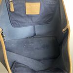Coach  Metro Horse & Carriage Navy Blue Xlarge Tote‎ Bag Satchel Travel Purse Photo 5