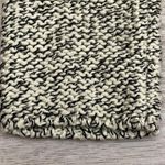 Alya Black & White Soft Knit Cold Shoulder Long Sleeve Round Neck Sweater Medium Photo 7