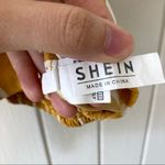 SheIn 2 Piece Mustard Yellow Stripe Skirt Set Photo 5