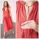 Ulla Johnson Tassels Midi Dress with Pockets Photo 1