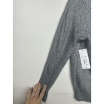 Liz Claiborne  Gray Sweater Size Large NWT $54 Retail Ribbed Knit Pullover L Photo 6