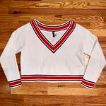 H&M Cropped Varsity Sweater Photo 0