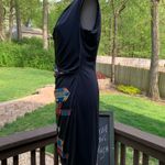 Phoebe Couture  size 6 dress fitted color block multicolored  Ruched EUC Photo 2