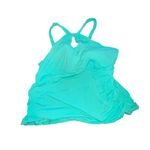 Lands' End  Turquoise Halter Bikini Top Photo 2