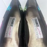 Vtg Beverly Feldman poodle dog print flats Woman Colorful Embroidery Size 6AA > Photo 6