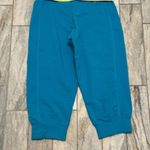 Nike NWOT  women's small blue capri yoga jogger sweatpants Photo 4