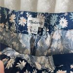 Madewell  Floral Blue Shorts Photo 3