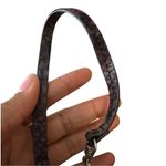 SHARIF Purple Snakeskin Print Wristlet, made with genuine leather Purple Photo 6