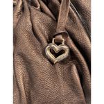 Brighton  Bronze Metallic Leather Shoulder Purse Photo 12