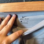 Nike  Dri-FIT Light Gray Leggings with Rose Gold Stitch Photo 2