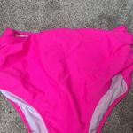 Tempt Me New high rise hot pink swim bikini bottoms size medium Photo 2