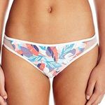 Vince Camuto White Mesh Hips Floral Full Coverage Bikini Bottom Floral Medium Photo 0