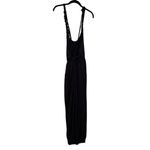 Free People FP Movement Black Scrunch Oversized Barrel Leg Jumpsuit Size Small Photo 3