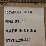 Solitaire Cream Faux Suede Snakeskin 3/4 Sleeve Open Front Cardigan Jacket Sz M Photo 4