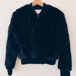 Cupcakes and Cashmere  faux fur bomber jacket XS Photo 0