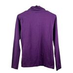 Susan Bristol Women's Purple Long Sleeve Turtle Neck Top Photo 1