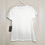 Nike NWT Dri-Fit Pro Mesh Training Top Short Sleeve Shirt White Size Medium Photo 4