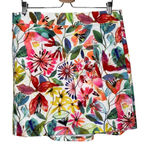 RipSkirt Hawaii Floral Print Wrap Skirt Large Swim Cover White Photo 0