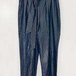 Commando  Faux Leather Paperbag Pants in Black Size Small Photo 0