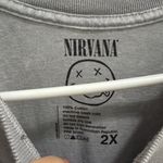 Nirvana  Smiley Face Band Tee Photo 1