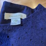 Garnet Hill Blue eyelet 100% cotton dress Photo 3