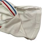Steve & Barry's Vintage 80s Steve & Barry’s white with stripes velvet drawstring pants size M Photo 4