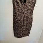 Haute Monde  Sleeveless Bodycon Dress Black Gold Photo 6