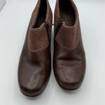 Clarks Bendables Women’s Brown Leather Ankle Booties Sz 9 Photo 1