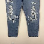AGOLDE 90's Mid Rise Loose Distressed Button Fly Jeans in Major Photo 8